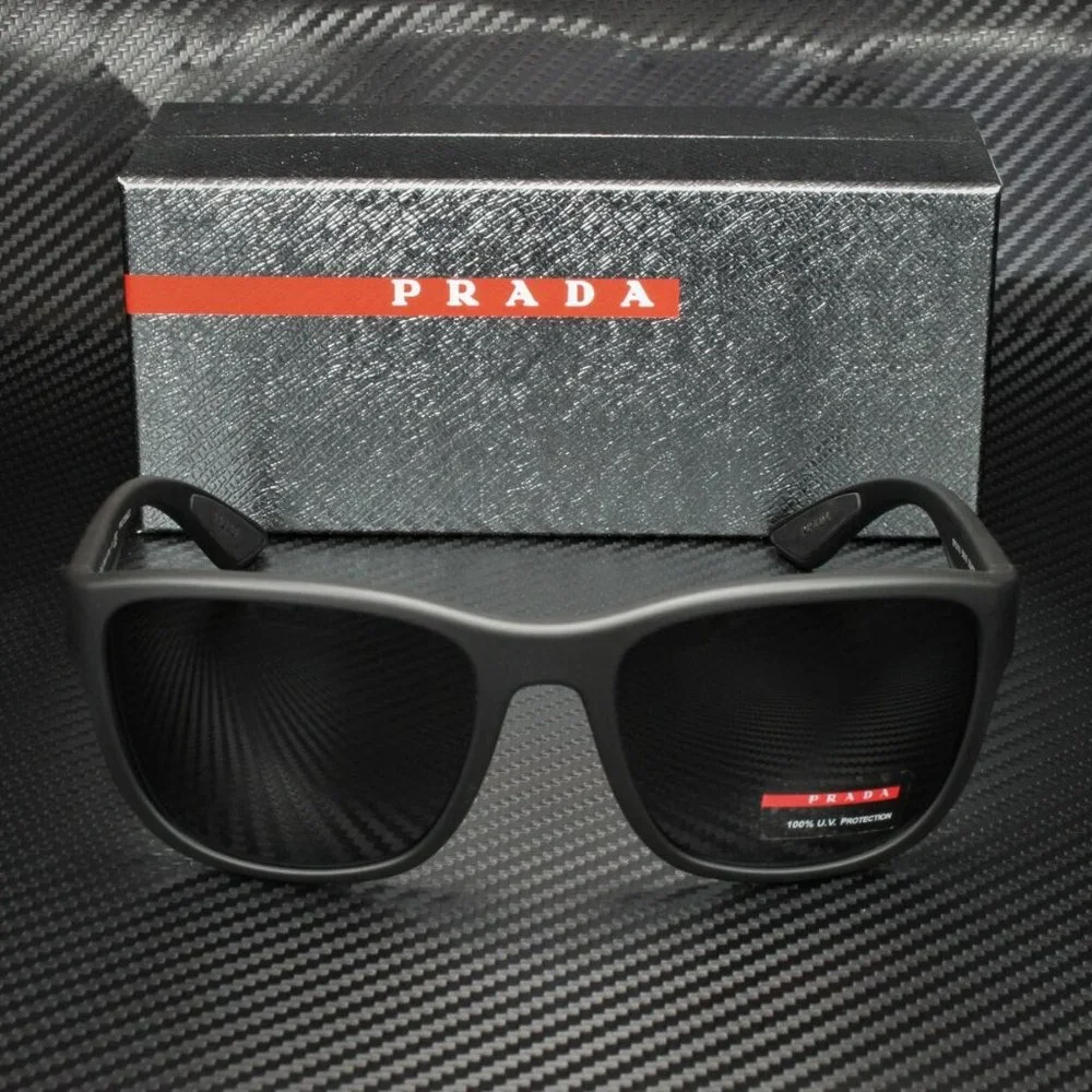 Prada Linea Rossa Black Men's Sunglasses! New w/ box!